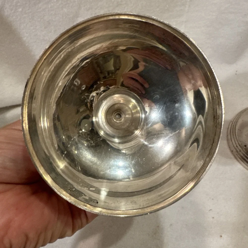 Leonard Silver Plated Candle Holders 4